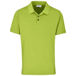 Mens Virtue Golf Shirt Lime Front
